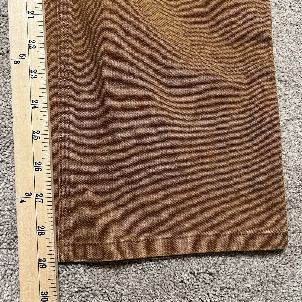 Carhartt Rugged Flex Relaxed Fit Duck Utility Work Pants Brown 34x30 BN3279-M
